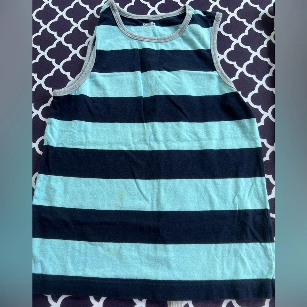 Gymboree stripe cotton tank tops